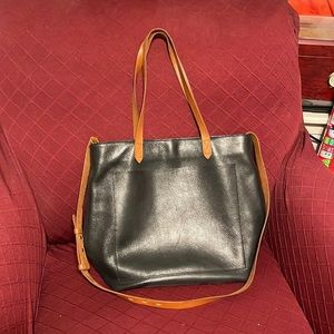 Madewell Tote Brown/Black